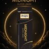 Shape Midnight Super Dark HB Pencil - Pack of 10 (Full Black Finish with Gold Accents)
